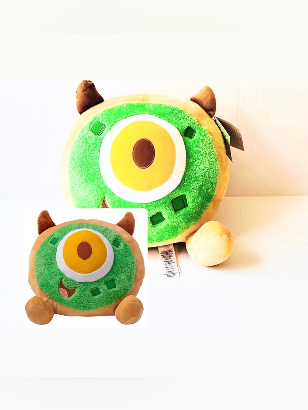 Disney Munchlings Mike Wazowski Avocado Breakfast Bagel Plush
